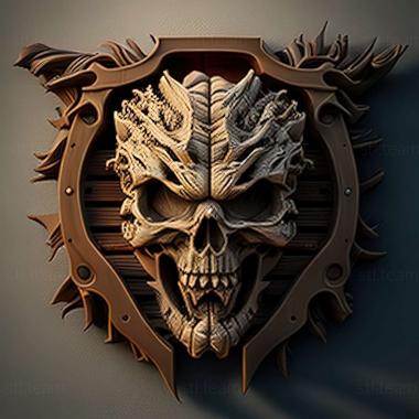 3D модель Гра Twisted Metal Head On (STL)